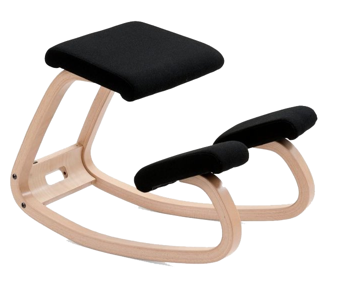 Varier Variable kneeling chair active furniture balance seat knee seat worktrainer.com worktrainer.nl