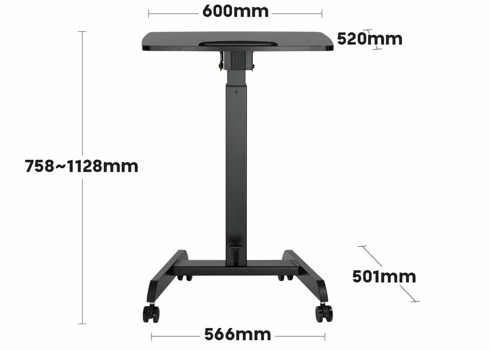 MobiSpot | Klein Gasveer Zit-Sta Bureau