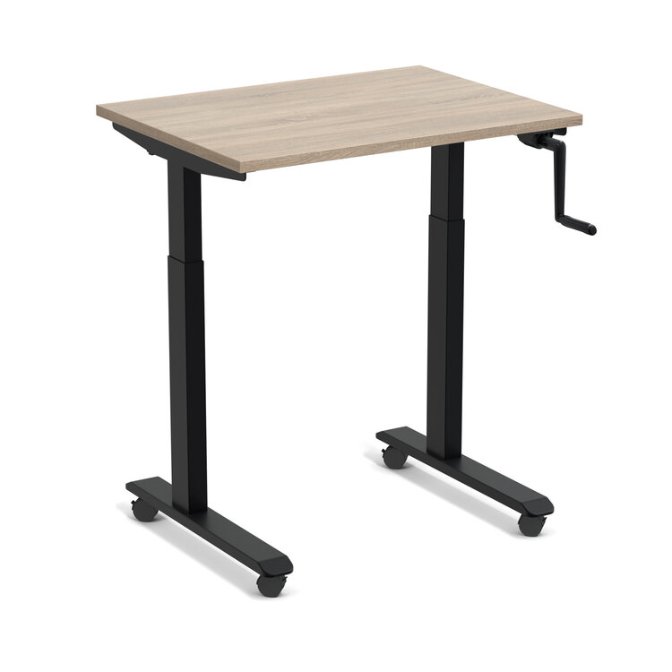 StudyDesk Zwart | Handslinger Zit-Sta Bureau