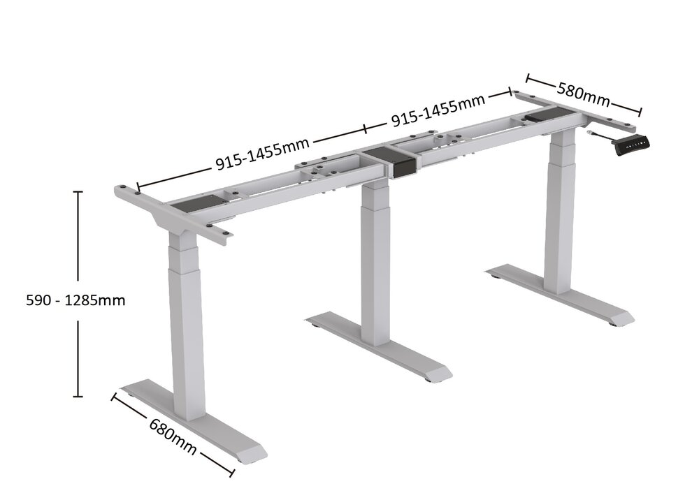 Updesk Meet | Elektrische Zit-Sta Vergadertafel