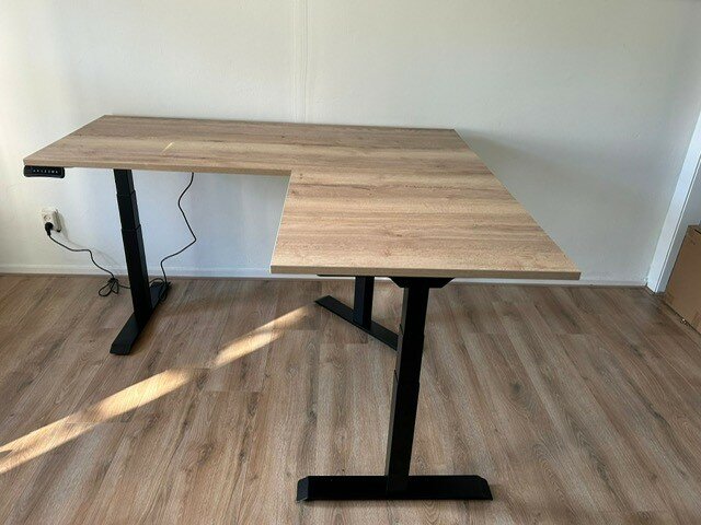 Updesk Hoek | Elektrisch Zit-Sta Hoekbureau